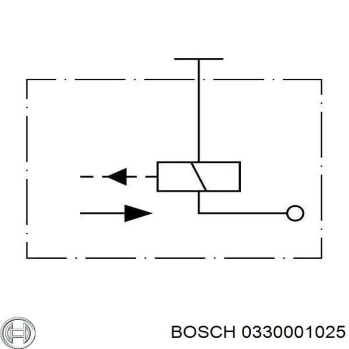 Клапан ПНВТ відсічення подачі пального(дизель-стоп) 0330001025 Bosch