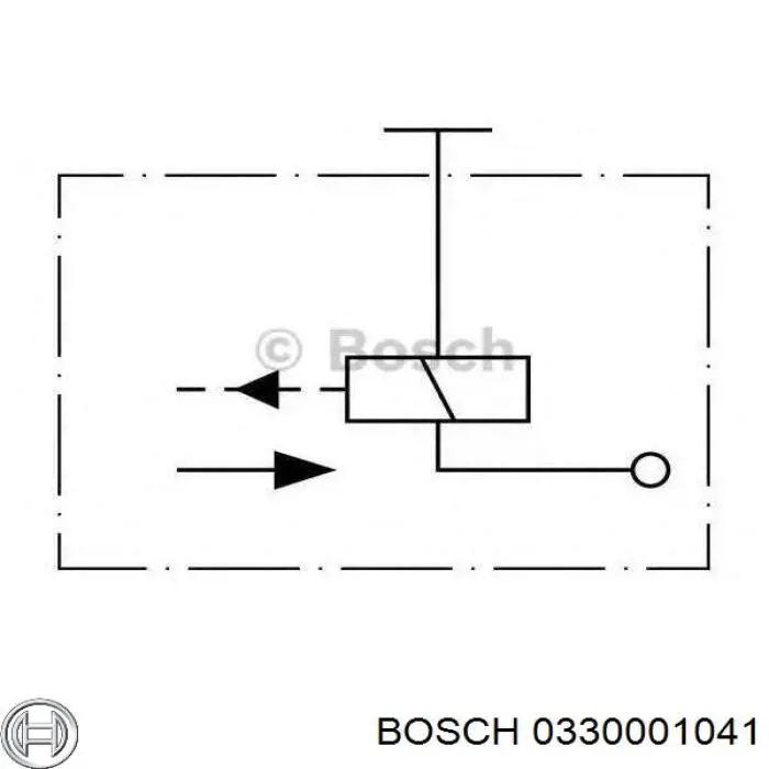 0330001041 Bosch клапан пнвт (дизель-стоп)