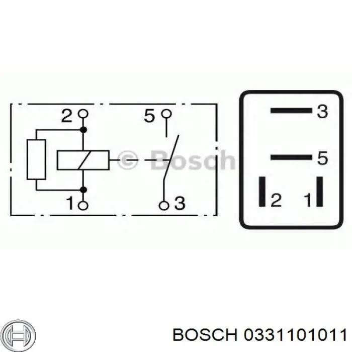 0331101011 Bosch реле втягує стартера
