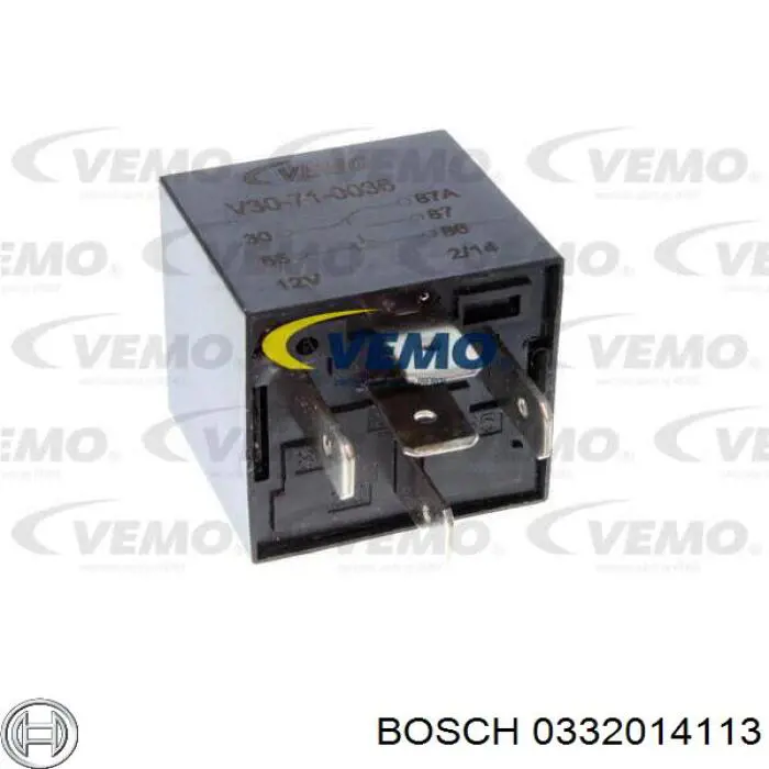 Реле електричне багатофункціональне 0332014113 Bosch