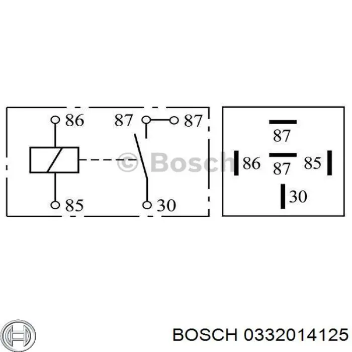Купити 0332014125 Bosch Реле поворотів