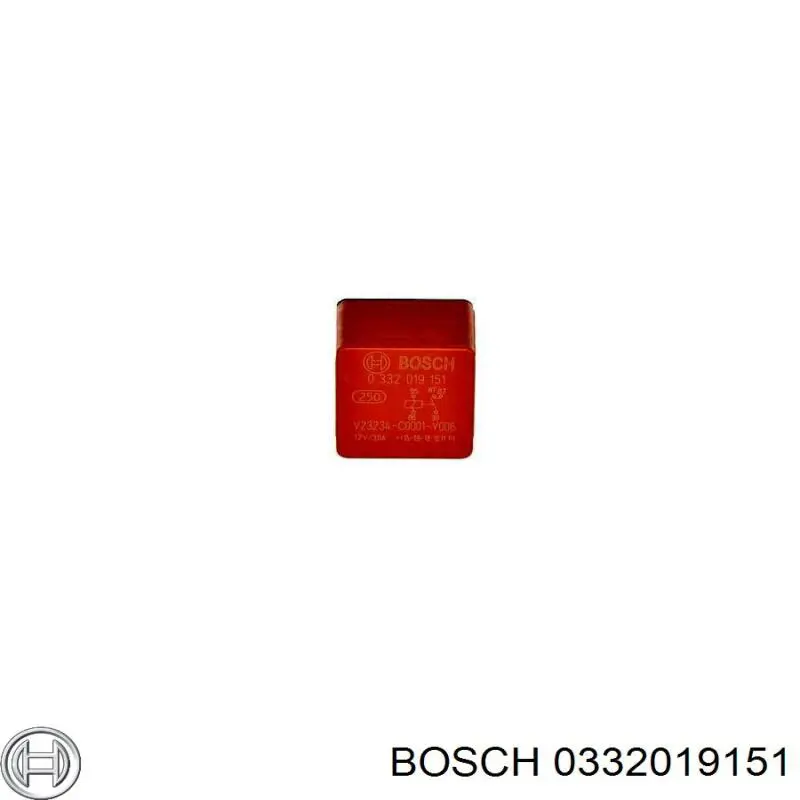 Реле електричне багатофункціональне Bosch 0332019151