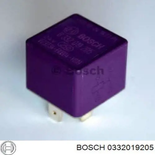 Реле обігріву заднього скла 0332019205 Bosch