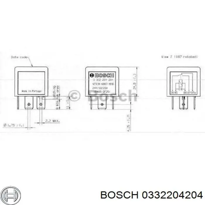  0332204204 Bosch