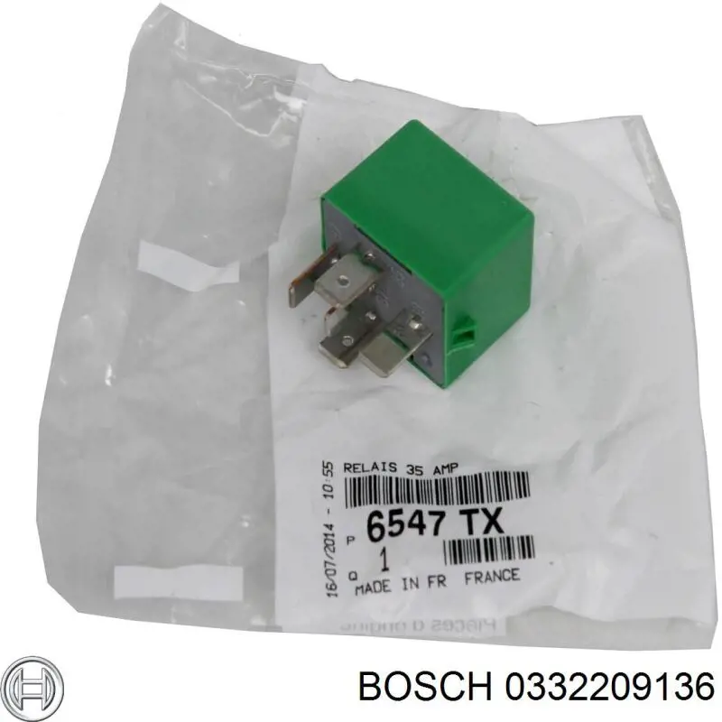 Реле вентилятора 0332209136 Bosch