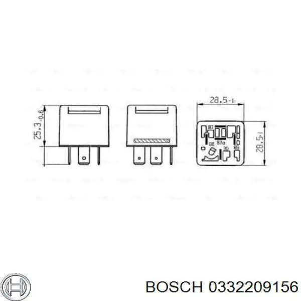 Купити 0332209156 Bosch Реле електричне багатофункціональне