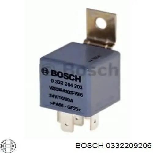0332209206 Bosch реле покажчиків поворотів