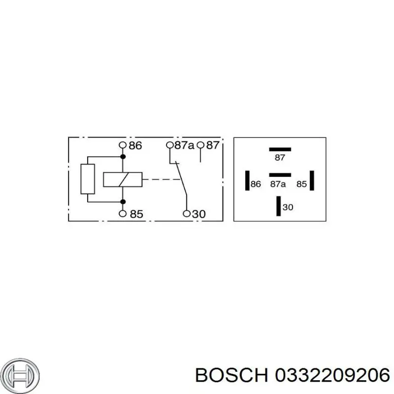 Купити 0332209206 Bosch Реле поворотів