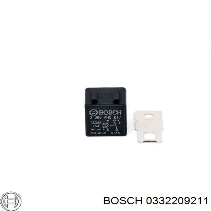 Реле поворотників Bosch 0332209211
