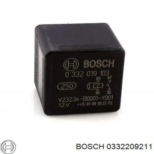 0332209211 Bosch Реле покажчиків поворотів