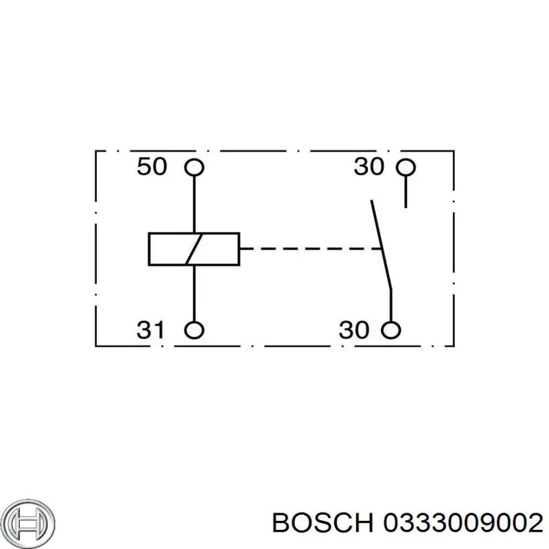 Купити 0333009002 Bosch Втягуюче реле стартера