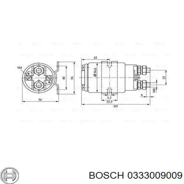 Втягуюче стартера Bosch 0333009009