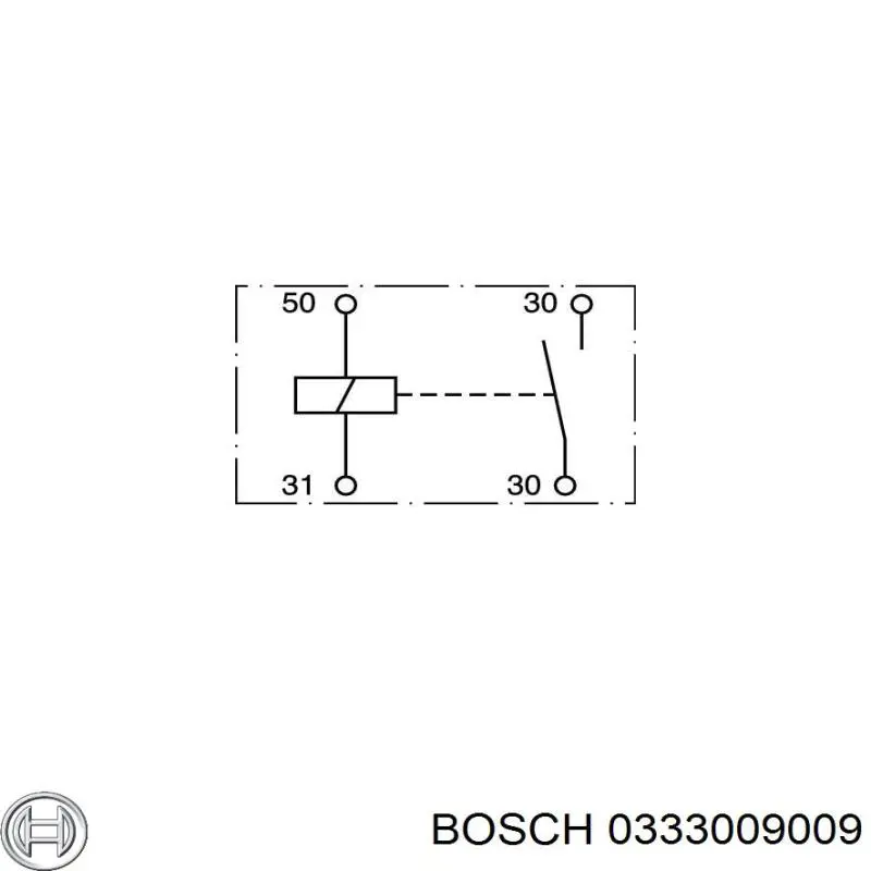 Втягуюче реле стартера 0333009009 Bosch