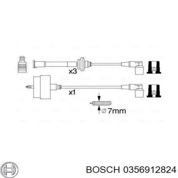 96560206008 Porsche Проводи високовольтні