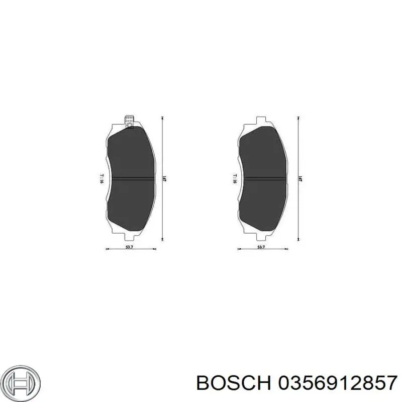 Купити 0356912857 Bosch Провід високовольтні, комплект