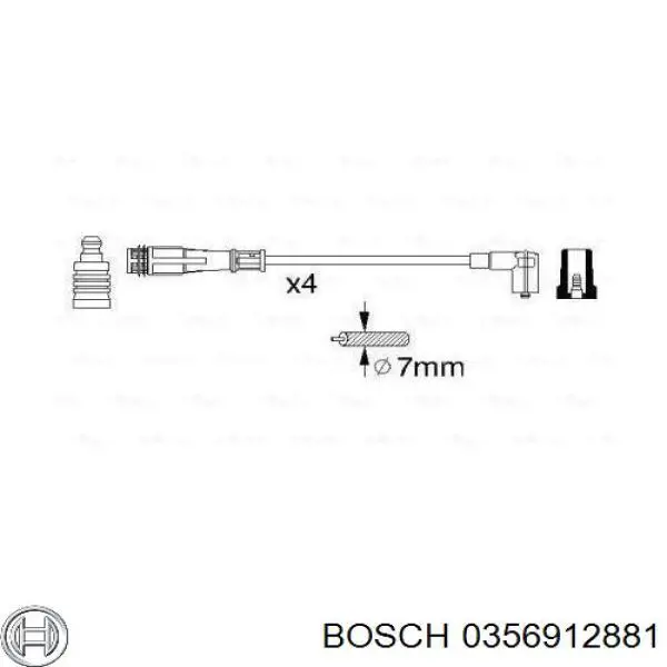 Високовольтні дроти 0356912881 Bosch