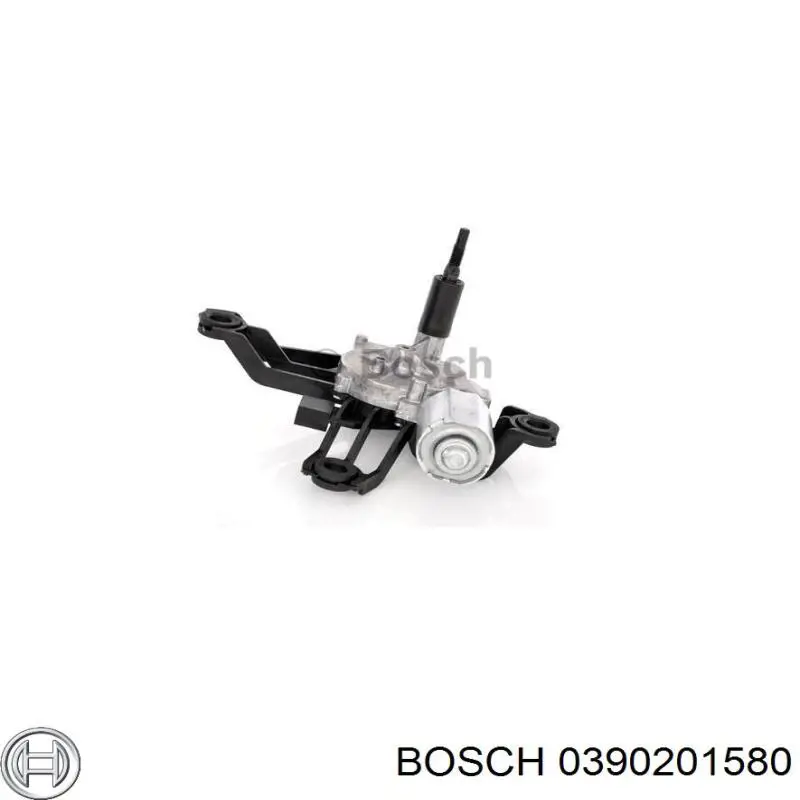 Моторчик заднього склоочисника 0390201547 Peugeot/Citroen
