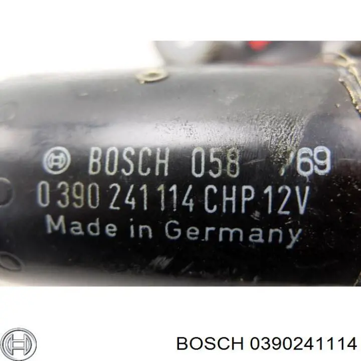 0390241114 Bosch двигун склоочисника лобового скла (трапеції)
