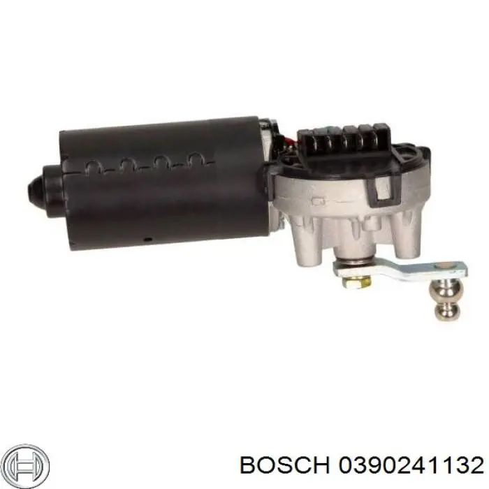 Двигун склоочисника лобового скла (трапеції) 0390241132 Bosch