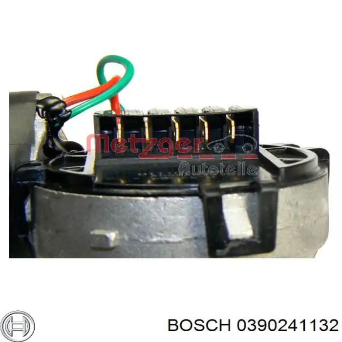 Двигун склоочисника лобового скла (трапеції) 0390241132 Bosch