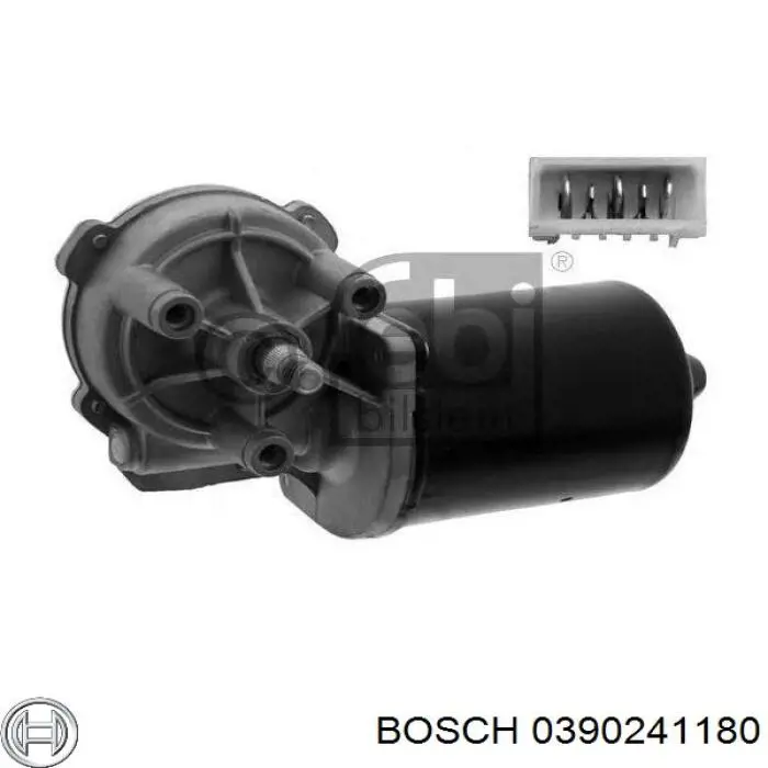 0390241180 Bosch Мотор склоочисника скла (трапеції)