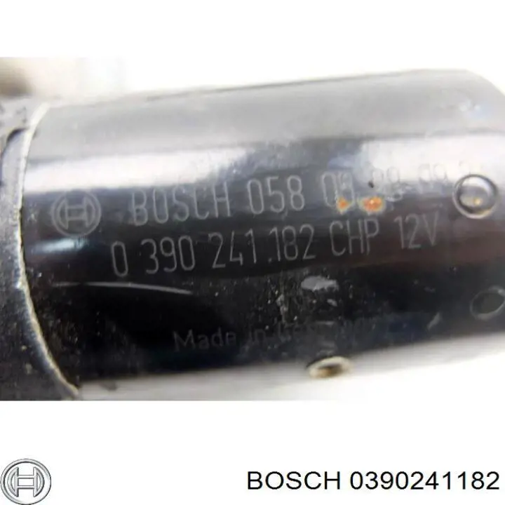 Двигун склоочисника лобового скла (трапеції) Bosch 0390241182