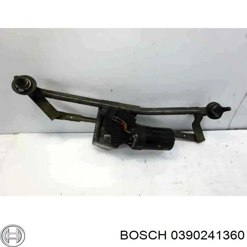 Двигун склоочисника лобового скла (трапеції) 0390241360 Bosch
