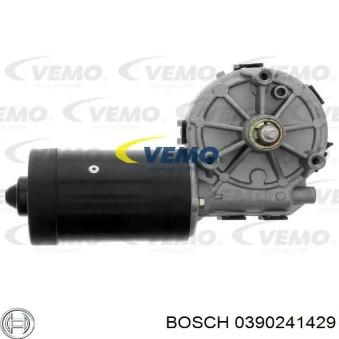 Двигун склоочисника лобового скла (трапеції) 0390241429 Bosch