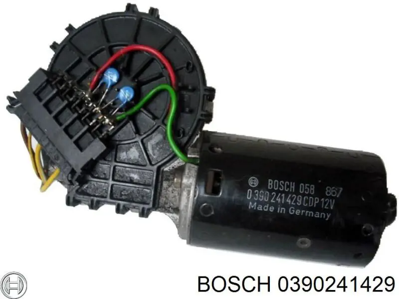 Двигун склоочисника лобового скла (трапеції) 0390241429 Bosch