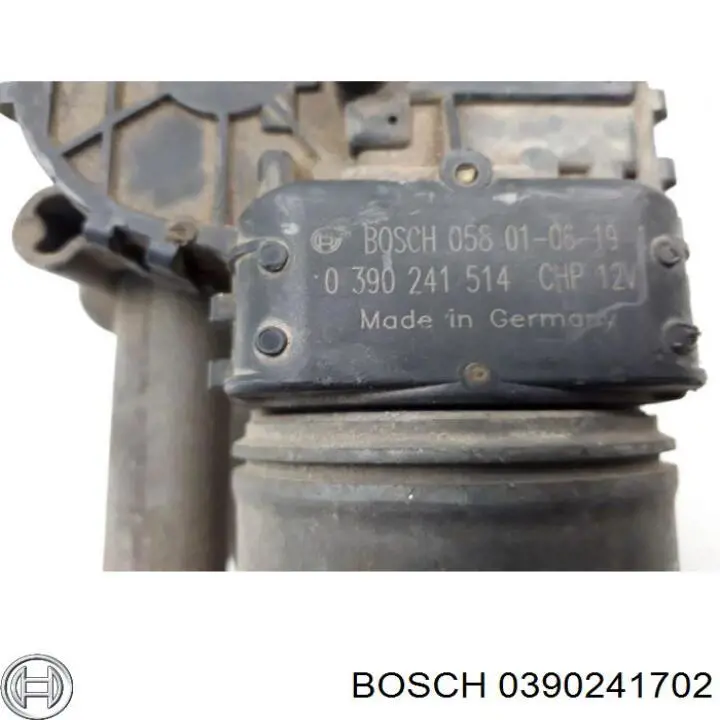 Двигун склоочисника лобового скла (трапеції) 0390241702 Bosch