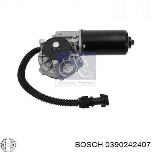 0390242407 Bosch Мотор склоочисника скла (трапеції)