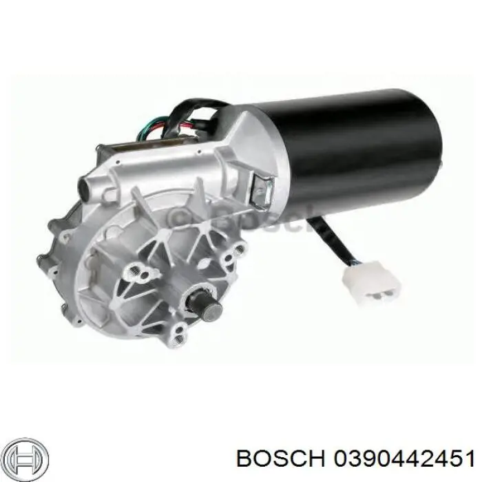 Двигун склоочисника лобового скла (трапеції) 0390442451 Bosch