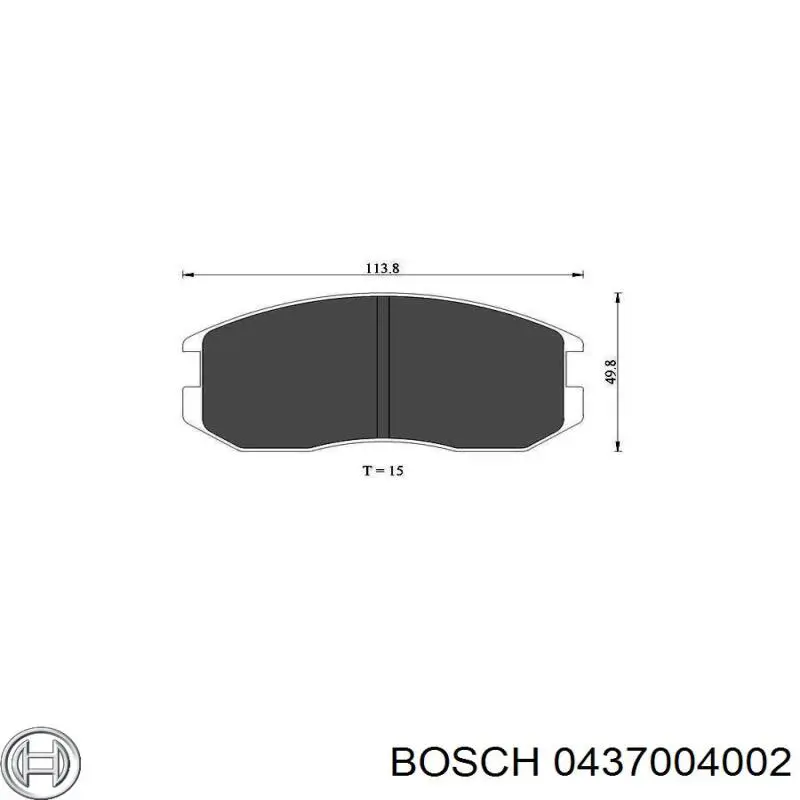 437004002 Bosch Форсунка вприску палива