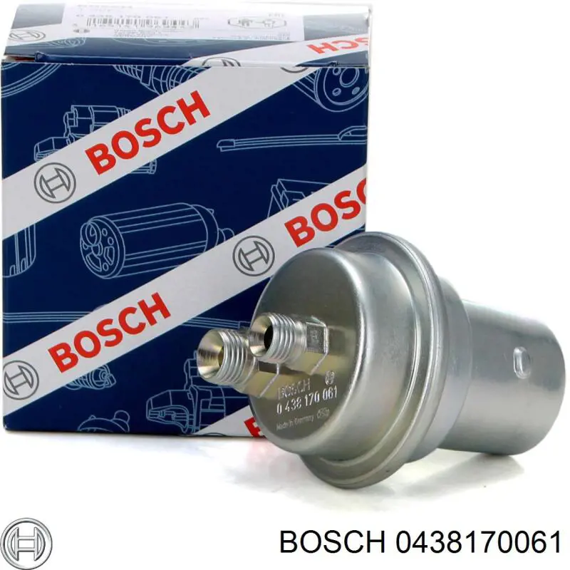 Гідроакумулятор системи живлення Bosch 0438170061 ціна, від 242.42 USD