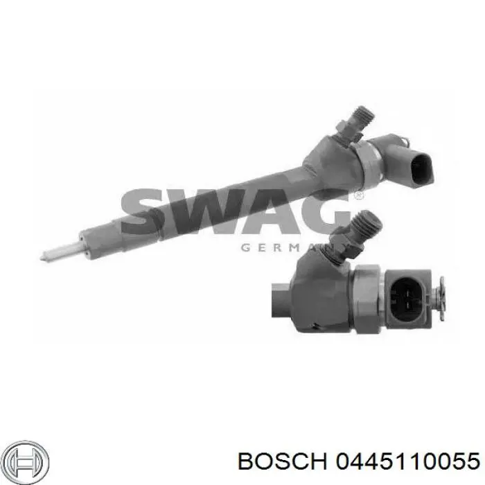 0445110055 Bosch Форсунка вприску палива