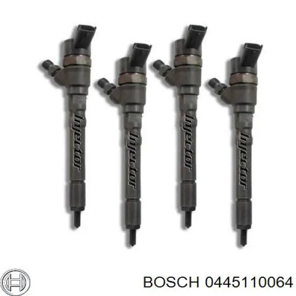Купити 0445110064 Bosch Форсунка дизельна в зборі, розпилювач + тримач