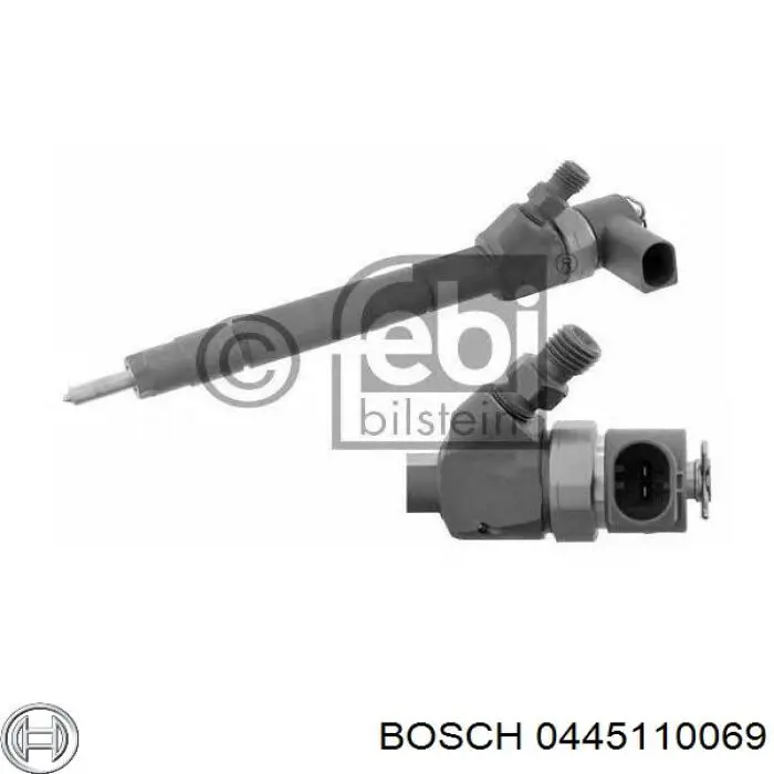 Купити 0445110069 Bosch Форсунка дизельна в зборі, розпилювач + тримач