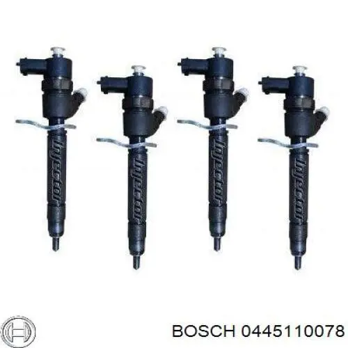 Купити 0445110078 Bosch Форсунка дизельна в зборі, розпилювач + тримач
