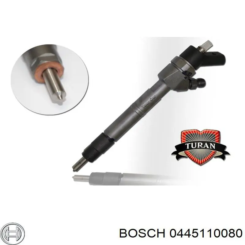0445110080 Bosch Форсунка вприску палива