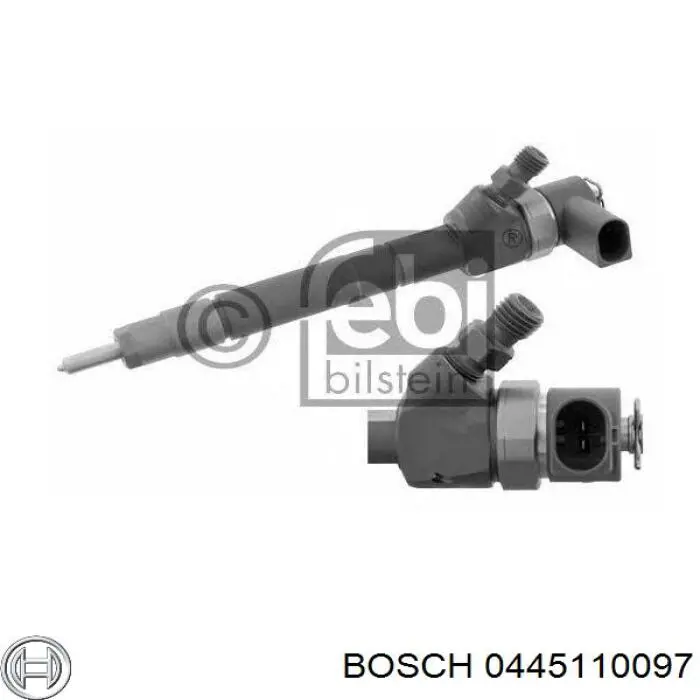 Паливні форсунки 0445110097 Bosch