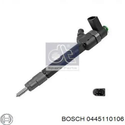 Купити 0445110106 Bosch Форсунка дизельна в зборі, розпилювач + тримач