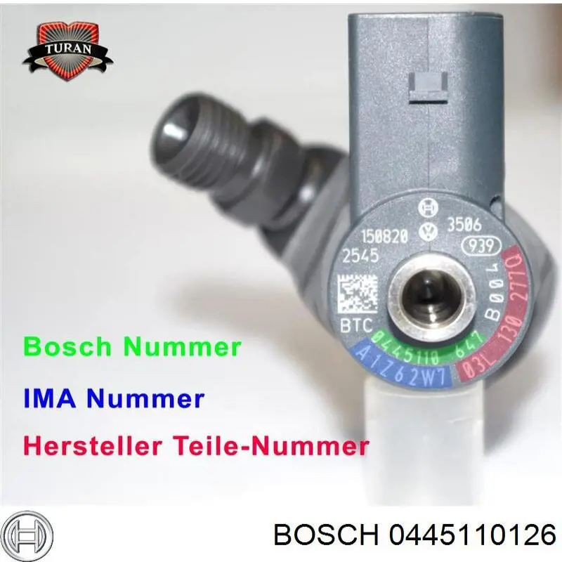 0445110126 Bosch Форсунка вприску палива