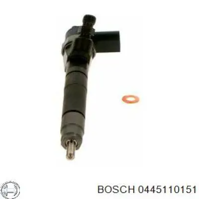 Форсунка паливна Bosch 0445110152 ціна, від 243.61 USD