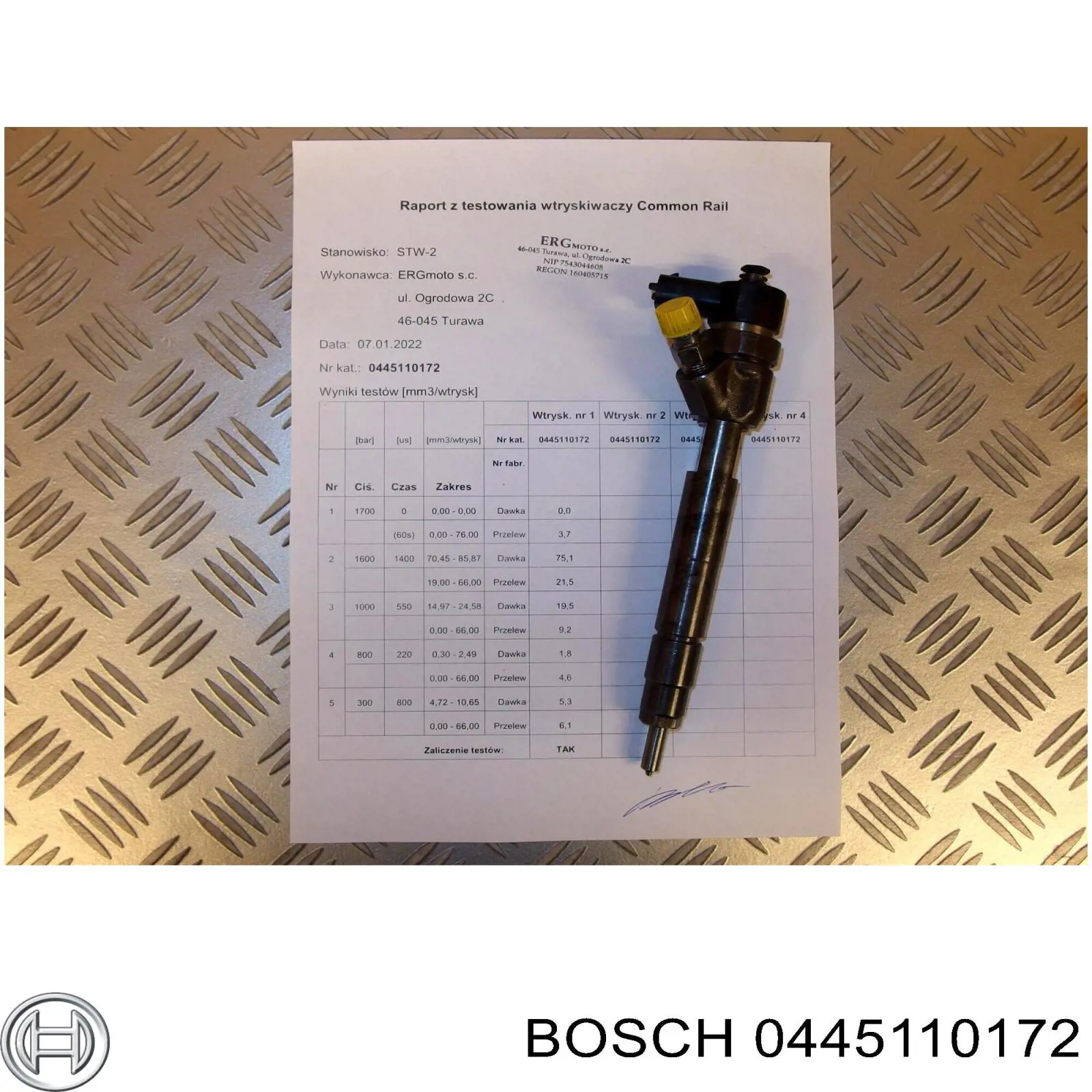 Паливні форсунки 0445110172 Bosch