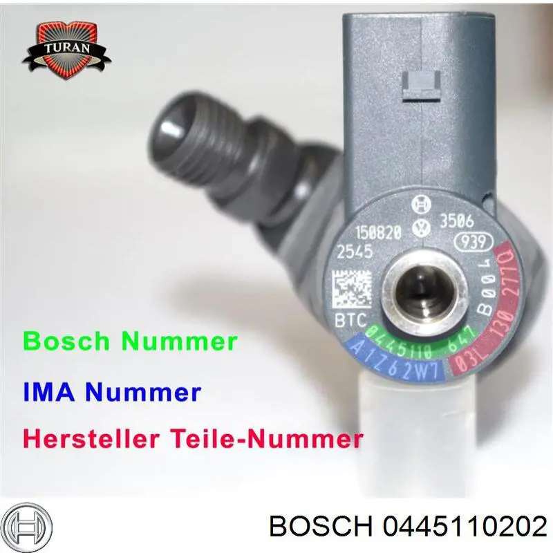 0445110202 Bosch Форсунка вприску палива
