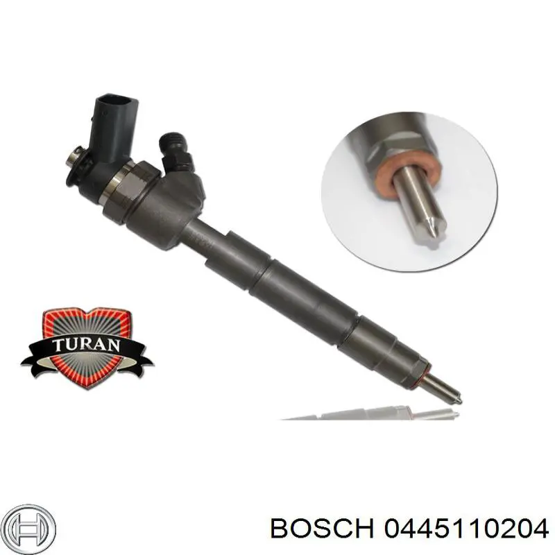Купити 0445110204 Bosch Форсунка дизельна в зборі, розпилювач + тримач