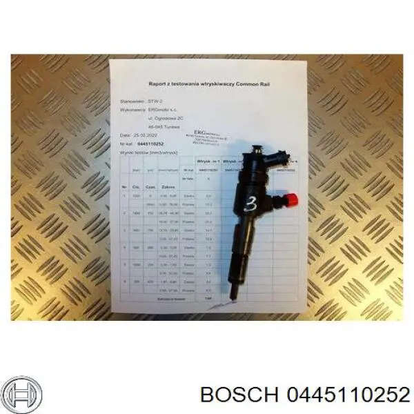 Форсунка паливна Bosch 0445110252 ціна, від 33.63 USD