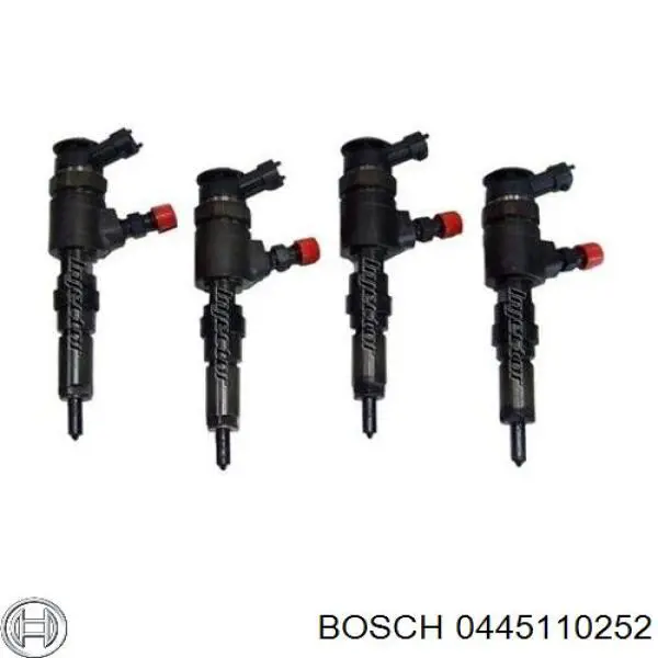 0445110252 Bosch форсунка вприску палива