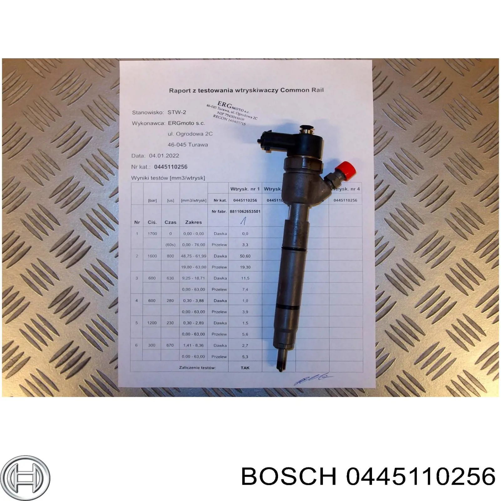 Паливні форсунки 0445110256 Bosch