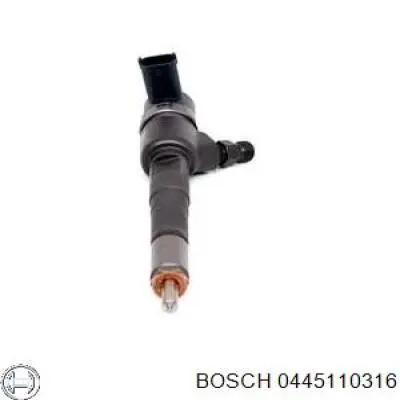 Купити 0445110316 Bosch Форсунка дизельна в зборі, розпилювач + тримач